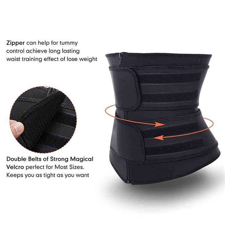 Double Compression Latex Waist Trainer Corset suppliers