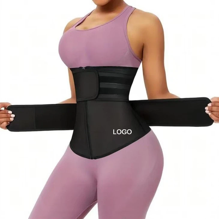Double Compression Latex Waist Trainer Corset